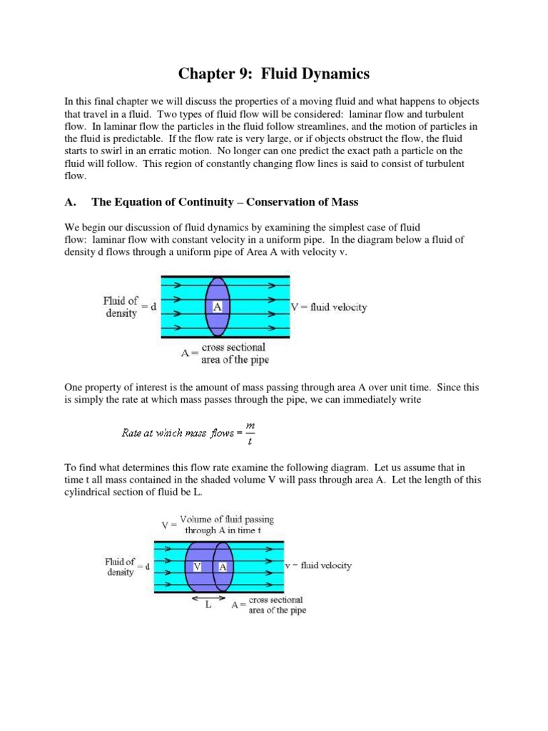 Fluid Dynamics | PDF