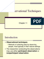 Week 4, Unit 1 Observational Techniques