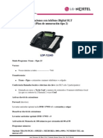 Manual Del Usuario Tel LG - Nortel Digital