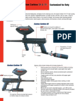 Custom Carbine SX & TX Spec Sheet 11.08