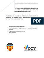 Informe de Ccv Para El Valencia Cf