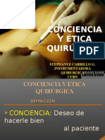 Conciencia y Etica Quirurgica Fundamentos E.legales Estudiantes