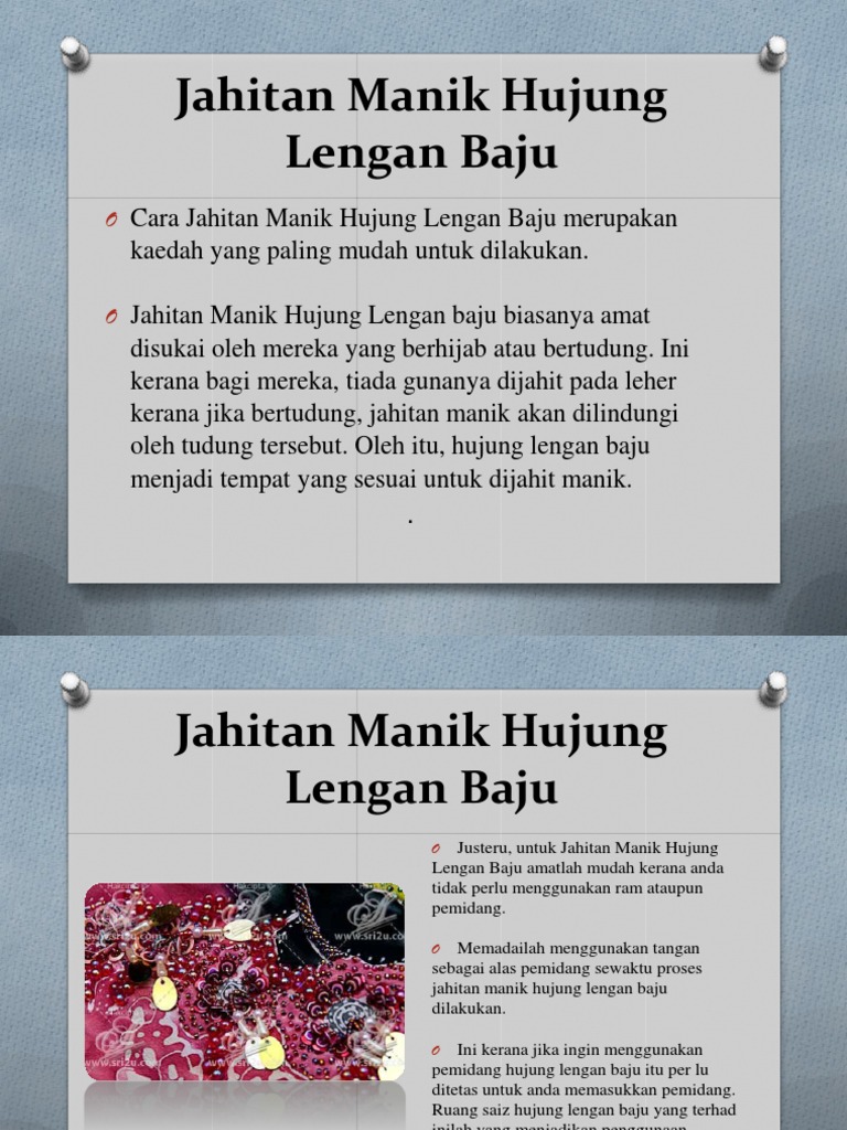 Jahitanmanikhujunglenganbaju Pdf