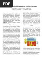 Testing Embedded Software Using Simulated Hardware: Jakob Engblom, Guillaume Girard, Bengt Werner