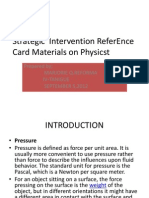 Strategic Intervention ReferEnce Card Materials On Physicst909 TSF