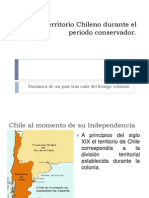 El Territorio Chileno Durante El Período Conservador