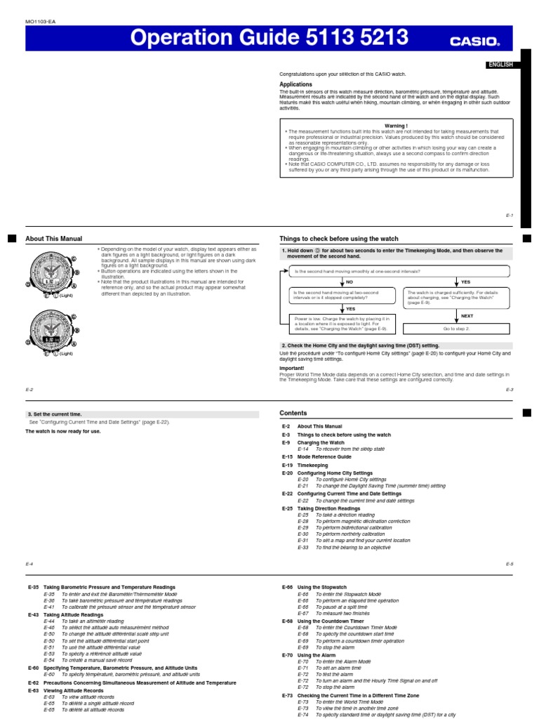 casio protrek daylight saving