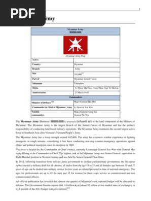 Myanmar Army