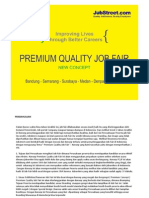 Proposal Premium Quality Job Fair Bandung - Semarang - Surabaya-medan-Denpasar - Jakarta q3 Sept - Nov 2013 Teddy - 2