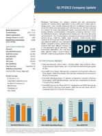 Q1 FY2012 Company Update