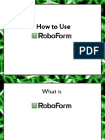 How To Use Roboform