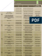 Agenda y Vestimenta para El Retiro 2500 Regalías de Centro y Suramérica