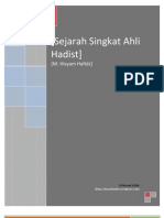 Sejarah Singkat Ahli Hadist