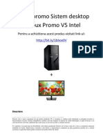 Pachet Promo Sistem Desktop Serioux Promo V5 Intel