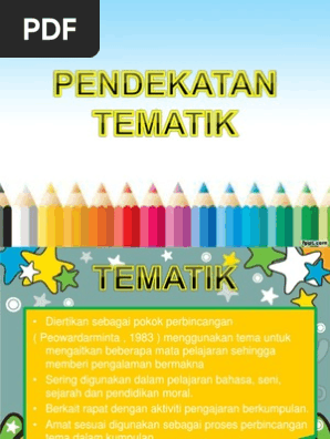 Pendekatan Tematik Pdf