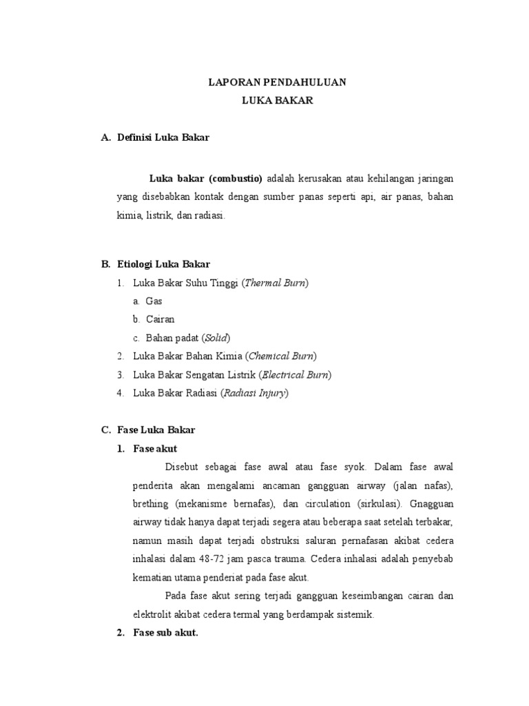 Lp Luka Bakar