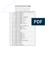 FMA Course Plan