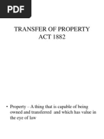 Transfer of Property Act 1882