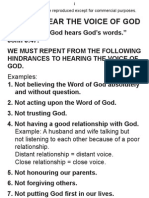 How To Hear The Voice of God - Bill Subritzky