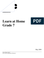 Learn at Home Grade 7