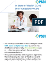 Population SOH Analyzer For Ambulatory Care