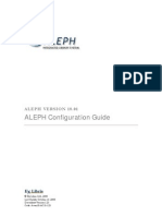 ALEPH 18.01 Configuration Guide
