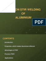 Friction Stir Welding OF Aluminium
