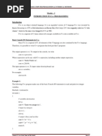 Module - I Introduction To C++ Programming: 08.402 Computer Programming & Numerical Methods