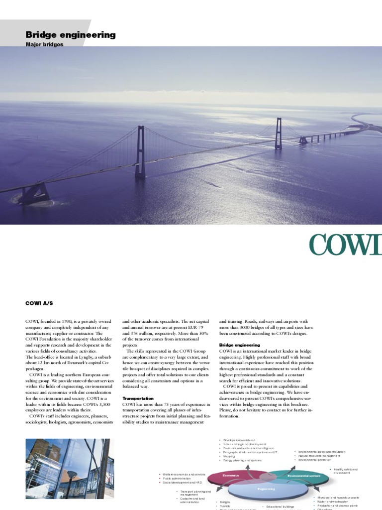COWI's Expertise in Bridge Engineering | PDF | Construction Management ...