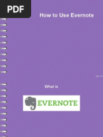 How To Use Evernote