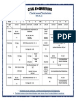 Room No. 215: 4 Year Odd Semester (7 Sem) Class Routine