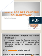 Dépistage des cancers colo-rectaux