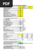 3 Phase Separator Spreadsheet