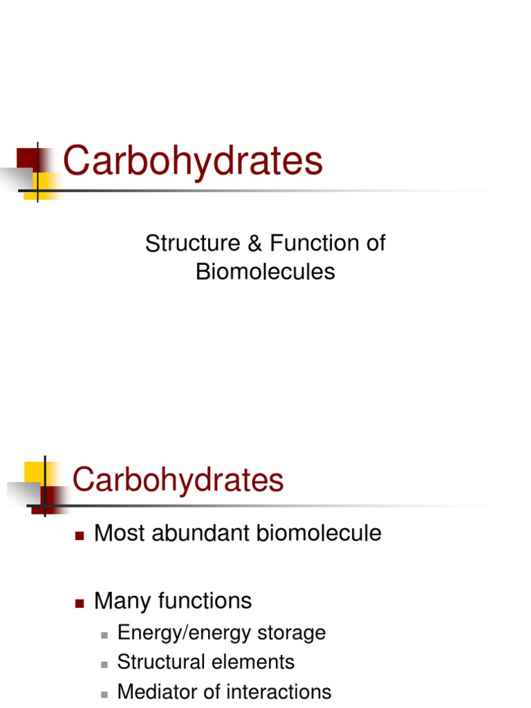 Principles of Biochemistry (Carbohydrates) Polysaccharide Carbohydrates