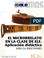 Aplicación didáctica del microrrelato en clases de ELE