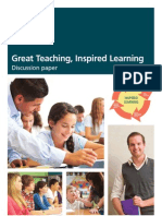 Great Teaching, Inspired Learning Discussion Paper