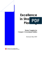 Excellence in Strategic Planning Master Temp Strategic Plan