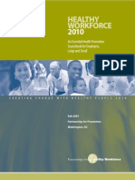 Healthy Workforce: An Essential Health Promotion Sourcebook For Employers, Large and Small