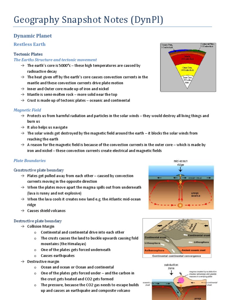 Geography Snapshot Notes Overview | PDF | Coral Reef | Coral