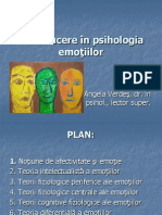 Întroducere În Psihologia Emoţiilor