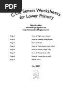 Download CLIL Worksheet 4 - Senses - Primary - Nina Lauder 2009 by Nina SN15592917 doc pdf