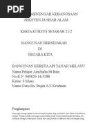 Kerja Khusus Sejarah (Bangunan Kereta Api Tanah Melayu.)