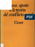 Coser Lewis - Nuevos Aportes A La Teoria Del Conflicto Social