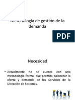 Presentación de La Metodología de Gestión de La Demanda