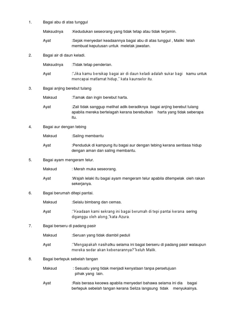 Peribahasa Perumpamaan Pdf