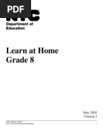 Download Learn at Home Grade 8 by Office of eLearning Services SN15594631 doc pdf