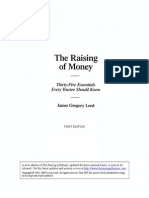 The Raising of Money (First Edition)