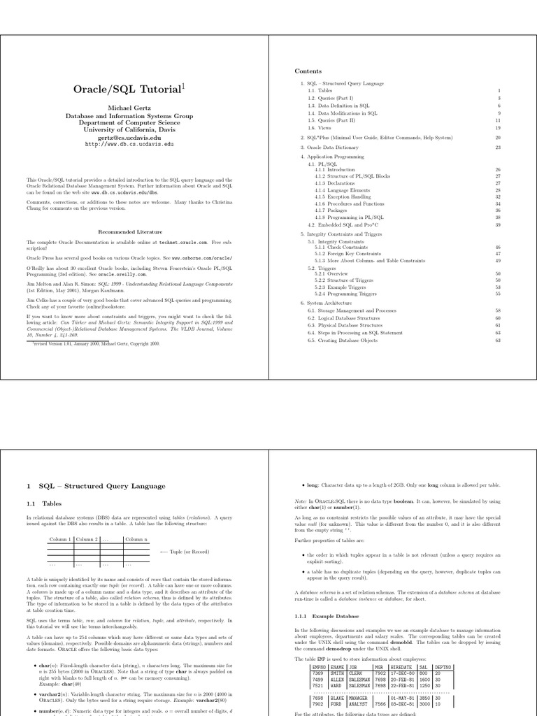 PL-SQL_Tutorial.pdf | Sql | Oracle Database