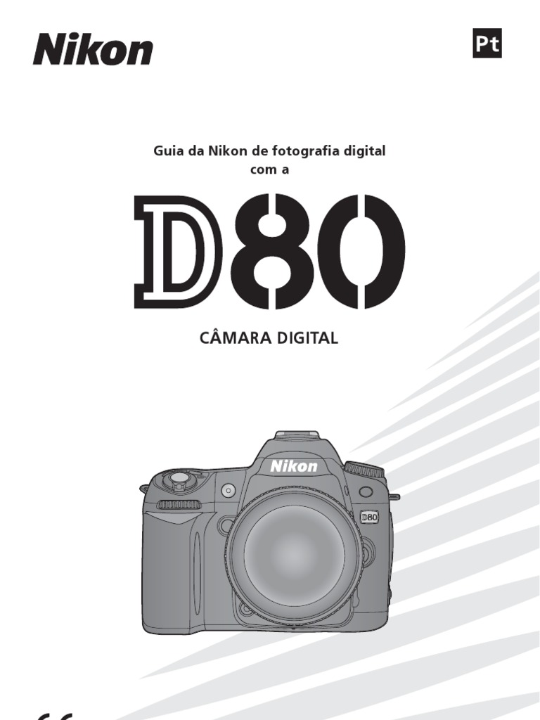 Nikon D80 Manual Portugues | PDF | Flash (fotografia) | Abertura
