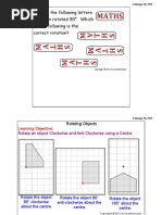 Basic Rotation Worksheet